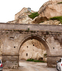 old architecture of small towns in Turkey