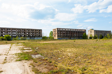 Ruiny opuszczone budynki architektura