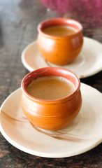 Masala tea or Chai tea, indian milk tea