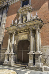 Obraz premium Church of San Andres (Iglesia de San Andres), located in the central La Latina district, it's one of the oldest churches in Madrid. Spain.