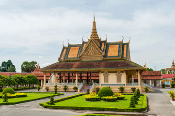 The Phochani Pavilion in the Royal Palace of Cambodia in Phnom Penh