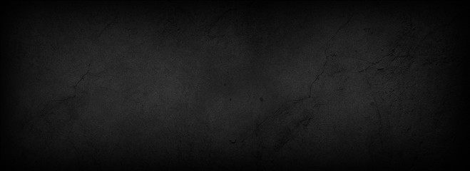 Abstract Grunge Decorative black Dark Wall Background. Dark black concrete backgrounds with Rough...