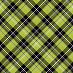 Seamless pattern in summer black, white, green and violet colors for plaid, fabric, textile, clothes, tablecloth and other things. Vector image. 2