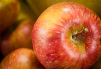 Fototapeta na wymiar apples are large apples Red apples background