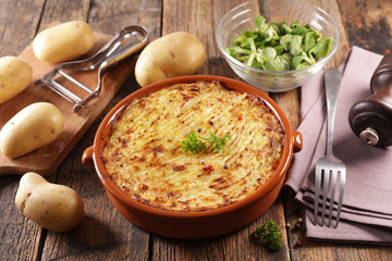 mashed potato with minced beef