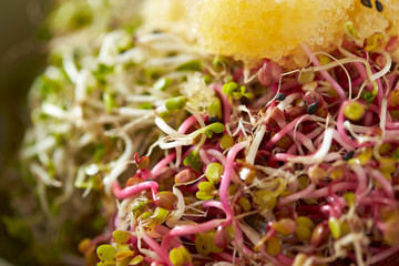 Korean sprouts and fish roe dish 
