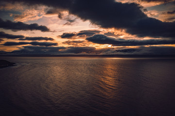 Dramatic Sunset Scene