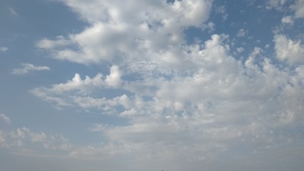 Obraz premium blue sky with clouds