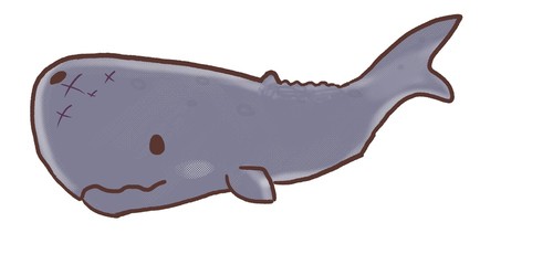 R:メルヘンなかわいいマッコウクジラ☆D