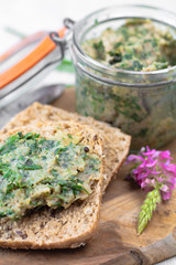 Terrine  végétale et tartine