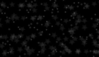 Bokeh of lights on black background.