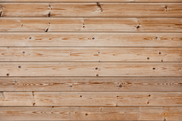 Naklejka premium Wood texture background. Natural brown wooden planks.