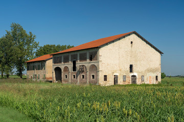 Country landscape in Reggio Emilia province