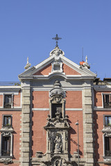 18th century San Jose baroque church at Calle de Alcala. Madrid, Spain.