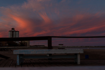 Atardecer en la playa