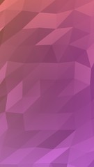 Obraz premium Abstract triangle geometrical pink background. Geometric origami style with gradient. 3D illustration