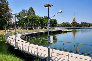 Kaennakorn Lake in Khon Kaen, Thailand