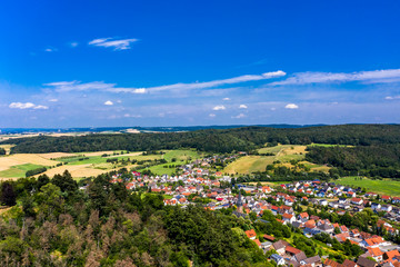 Fototapeta na wymiar Lichtenberg Castle, Fischbach Valley, Hesse, Germany