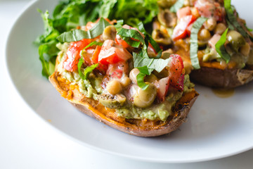 Chickpeas and Avocado Toast