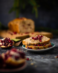 cranberry pie on a plate