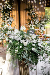 Image of a beautifully decorated wedding venue