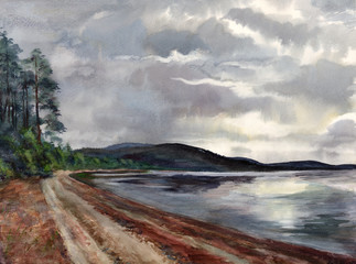 Lower Luvengskoe Lake (Kandalaksha tundra)