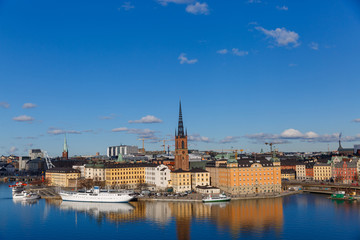Photo from height of birds flight , Stockholm, Sweden.