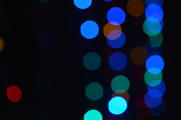 abstract christmas lights