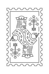 King of the Keys black on white