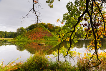 In 1856 the landscape architect Hermann Fürst von Pückler-Muskau created the 13 meter high pyramid in the Branitzer Park in Cottbus.