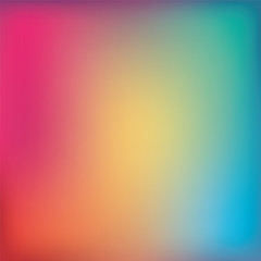 Vibrant colored and blurred background vector design