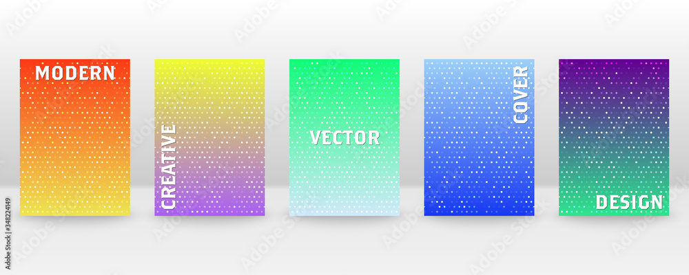Poster Minimal vector abstract cover notebook design. Planner and diary cover for print. Abstract design for copybook brochures and school books. Notebook paper. Brochure, book, magazine template