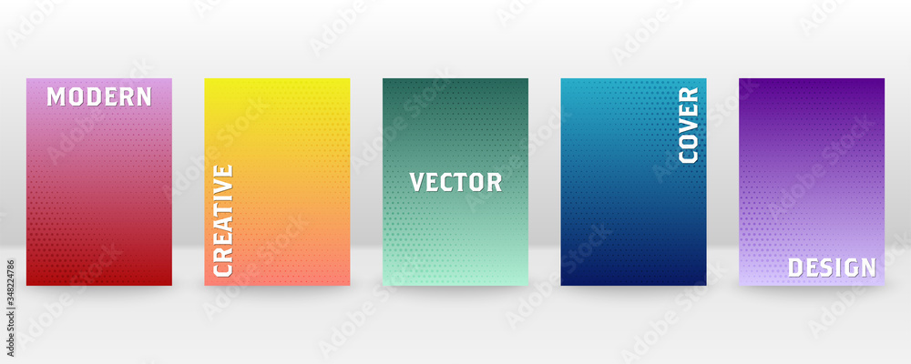 Poster minimal vector abstract cover notebook design. planner and diary cover for print. abstract design fo