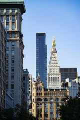 Fototapeta na wymiar Clock tower of the Metropolitan Life Insurance Company building, Downtown, Manhattan, New York City, USA