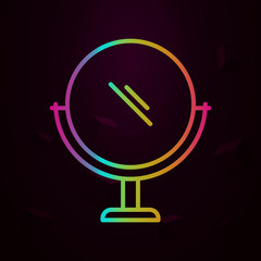 Mirror, beauty nolan icon Simple thin line, outline vector of Anti age icons for ui and ux, website or mobile application