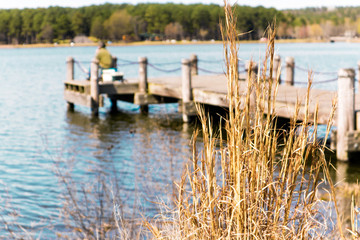 Fototapeta premium boats on the lake