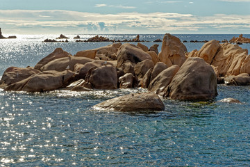 View of Islet of Ogliastra, Sardinia, Italy