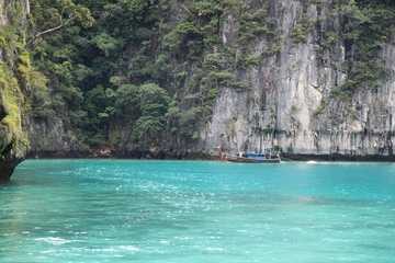 James Bond island near Phuket in Thailand. Famous landmark and famous travel destination