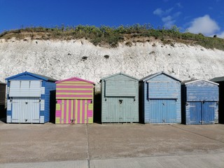 beach huts at the beach