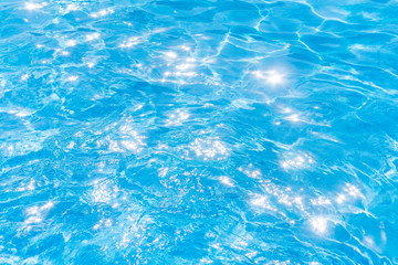 Fototapeta na wymiar blue water in the pool background texture.