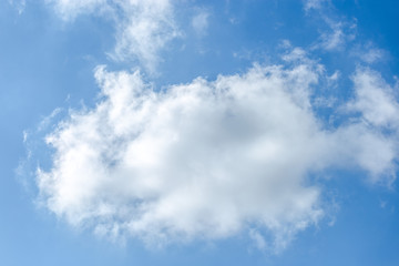 Clouds in a sunny day.