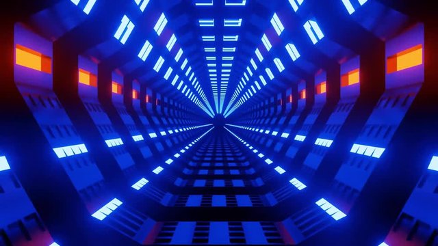 3d tunnel glow