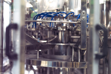 Drinking water of factory or plant production, industrial interior, water treatment plant, water purification and delivery business, combating the lack of clean water among the population