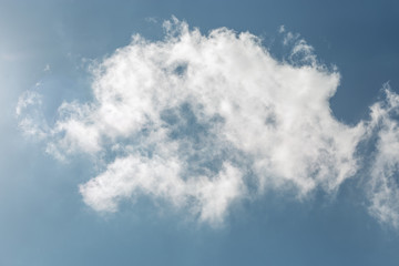 Clouds in a sunny day.