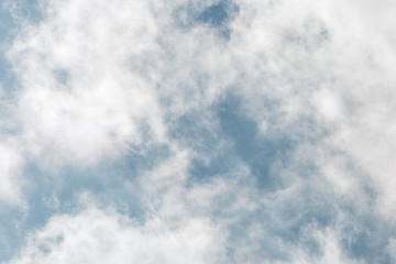 Clouds in a sunny day.