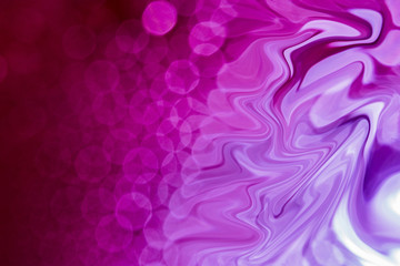 Purple bokeh, an abstract soothing background, is perfect for your text