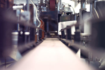 Drinking water of factory or plant production, industrial interior, water treatment plant, water purification and delivery business, combating the lack of clean water among the population