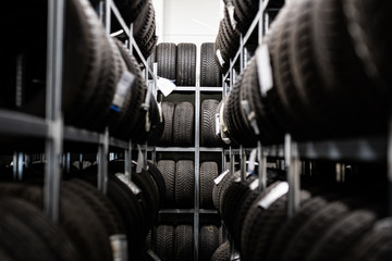 Tire magazine - vulcanization ceter - tires racks