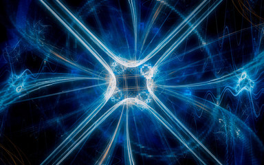 digital generated image in the form of abstract geometric shapes of various shades and colors for use in web design and computer graphics