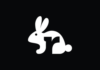 Rabbit Icon Logo Design | Creative Rabbit Logo Design